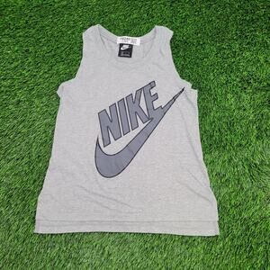 NIKE Tank-Top Small 17x25 Gray Center-Check